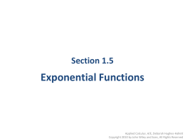 Exponential function (ppt)