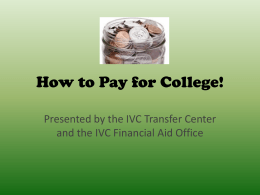 How to Pay for College