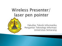 Wireless Presenter/ laser pen pointer