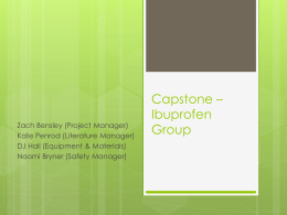 Capstone * Ibuprofen Group