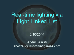 Light Linked List
