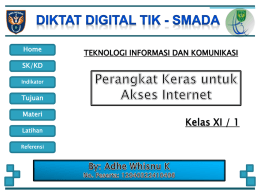 Materi Internet (Presentasi 2) KD 1.1