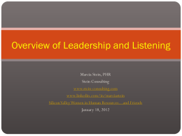 Leadership_and_Communications_Marcia_Stein_1_18_2012