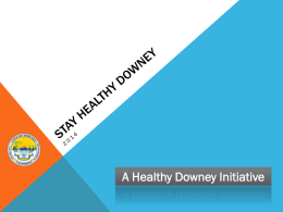 Stay Healthy Downey Mission