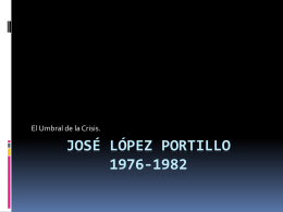 José López Portillo 1976-1982