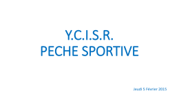 Presentation peche sportive 5 02 15