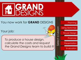 Grand Designs Project - Interactive Classroom.net
