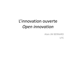 L*innovation ouverte open innovation - Moodle