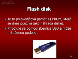 Flash disk - blabik.cz