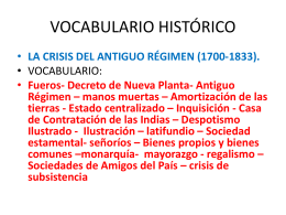 la crisis del antiguo régimen (1700