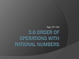 3.6 Order of Ops