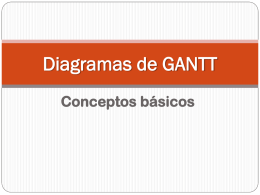 Diagramas de GANTT