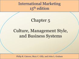 5 - International Business courses