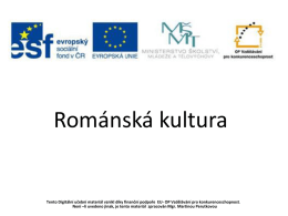 EU-INV-10-3-4 Románská kultura