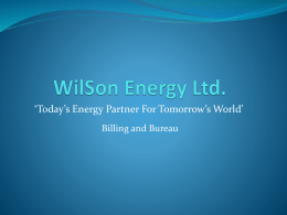 WilSon Energy Ltd.