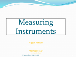 Measurement Tools - Learning While Doing