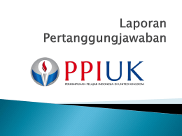 Laporan Pertanggungjawaban - Indonesian Education Attaché in