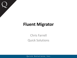 Fluent Migrator - Chris Farrell