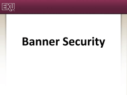 Banner Security