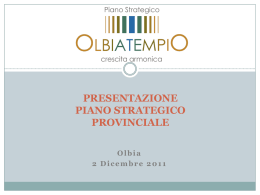 Perch&eacute; il Piano Strategico Provinciale