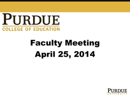 2014-04-25 Faculty Meeting - Education IT