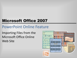 PowerPoint Online Feature
