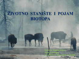2. Biotop i biotički sustavi