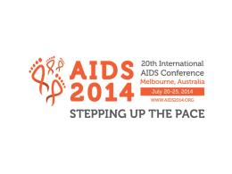 AIDS 2014_Standard PPT_October 2013