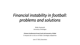 Financial instability in football
