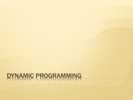 Dynamic Programming : Multistage Graph Problem