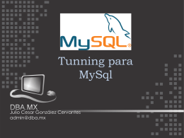 MySQL - DBA.MX