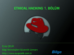 Ethical Hacking - Introduction Sunumu