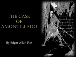 The Cask of Amontillado Powerpoint