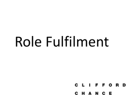 Role Fulfillment - Warwick Debating Society