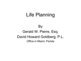 Living Will - Dade Legal Aid