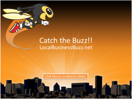 Catch the Buzz!! - localbusinessbuzz.net