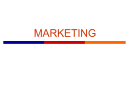 Segmentos de mercado - Marketing, Comunicação e Consumo