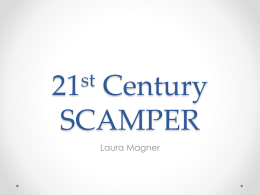 21st Century SCAMPER