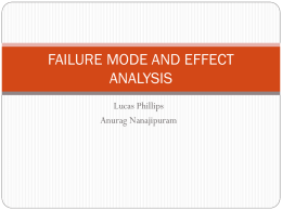 Team 5 Failure Mode and Effect Analysis