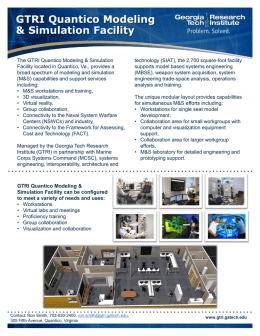 GTRI Quantico Modeling & Simulation Facility