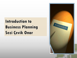 Business planning