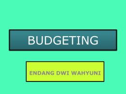 Anggaran Induk - Endang Dwi Wahyuni Blog