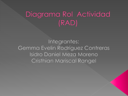 Diagrama Rol Actividad (RAD)_MODELADO