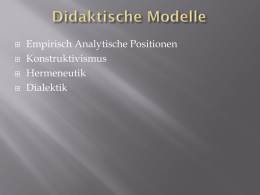 Didaktische Modelle