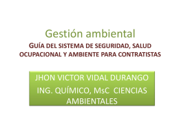 Presentaci&oacute;n 4. Gu&iacute;a de seguridad industrial, salud ocupacional y