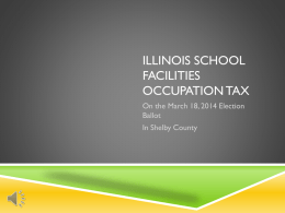 Illinois County School Facility Tax - Stewardson