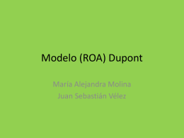 Modelo (ROA) Dupont