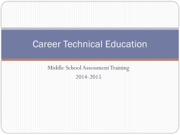 CTE Training Power Point