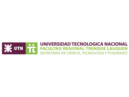 Ciencia y Tecnología - UTN - Universidad Tecnológica Nacional