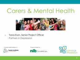 EDUCARE Carer Health and Wellbeing Workshop